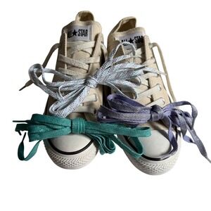 NEW Converse Chuck Taylor All Star Low Top Sneakers Sandshell/White, Size 8.5